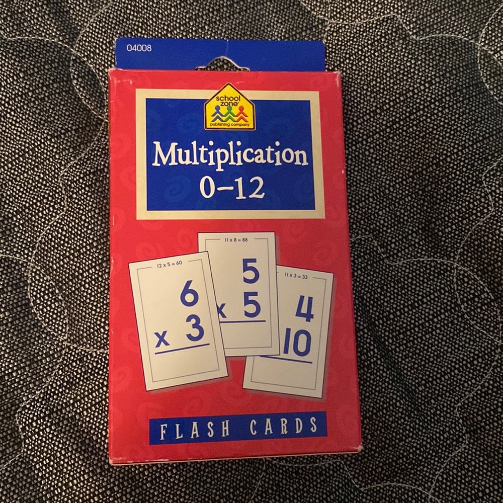 Multiplication Flash cards